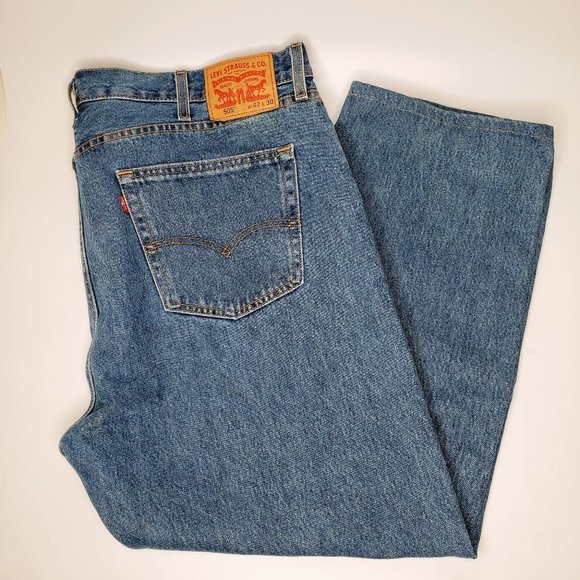 Levi's 505 Red Tag Washed Straight Jeans 42/30